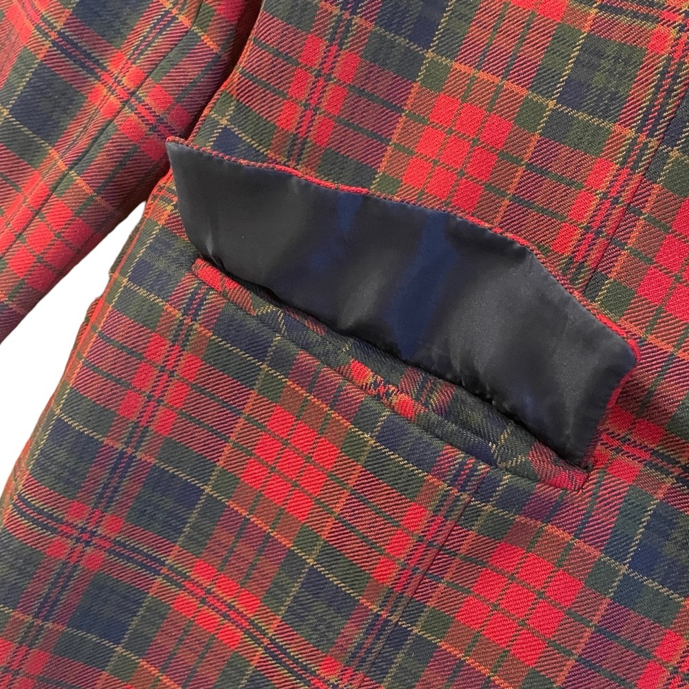 Pendleton Virgin Wool Plaid Blazer - image 2